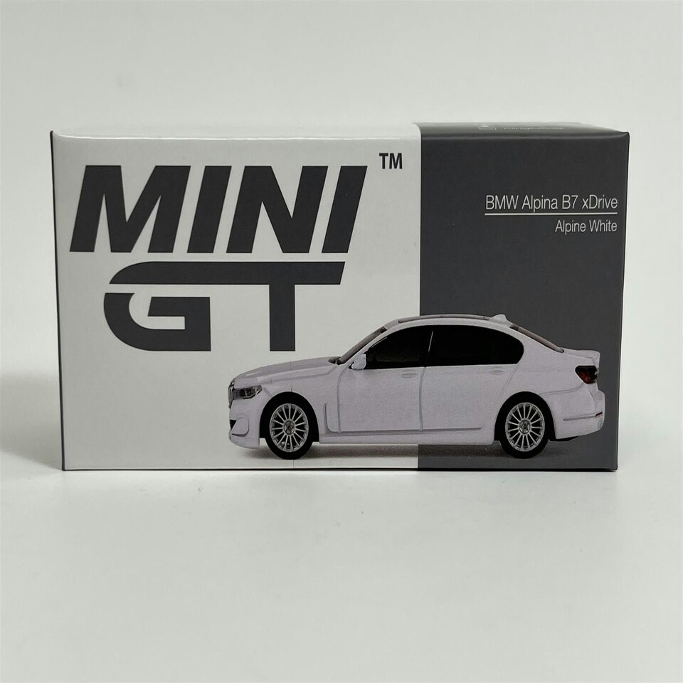 image 1 of BMW Alpina B7 xDrive Alpine White LHD 1:64 Mini GT MGT00557L