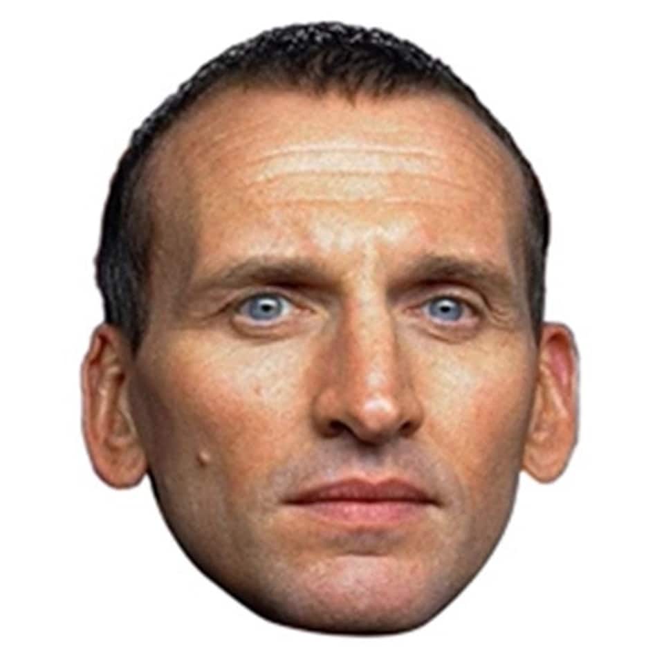 The Ninth Doctor Christopher Eccleston Dr Who Cardboard Face Mask
