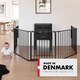 image 2 of BabyDan Olaf XXX Wide Wall Mounted Safety Gate & Fireguard 90 - 350cm Black