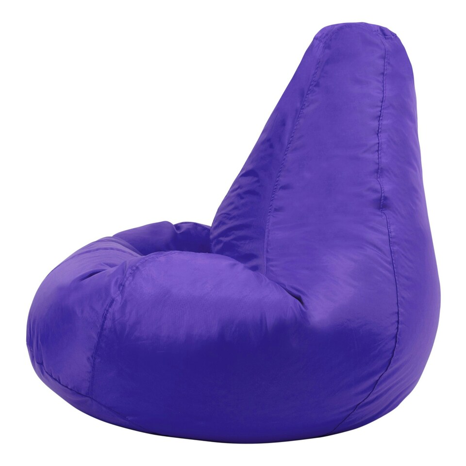 image 1 of icon Recliner Indoor Outdoor Bean Bag Purple Bean Bag Chair Purple | Purple