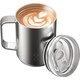 image 1 of Ocean Bottle Insulated 350ml Travel Mug - Steel - One Size