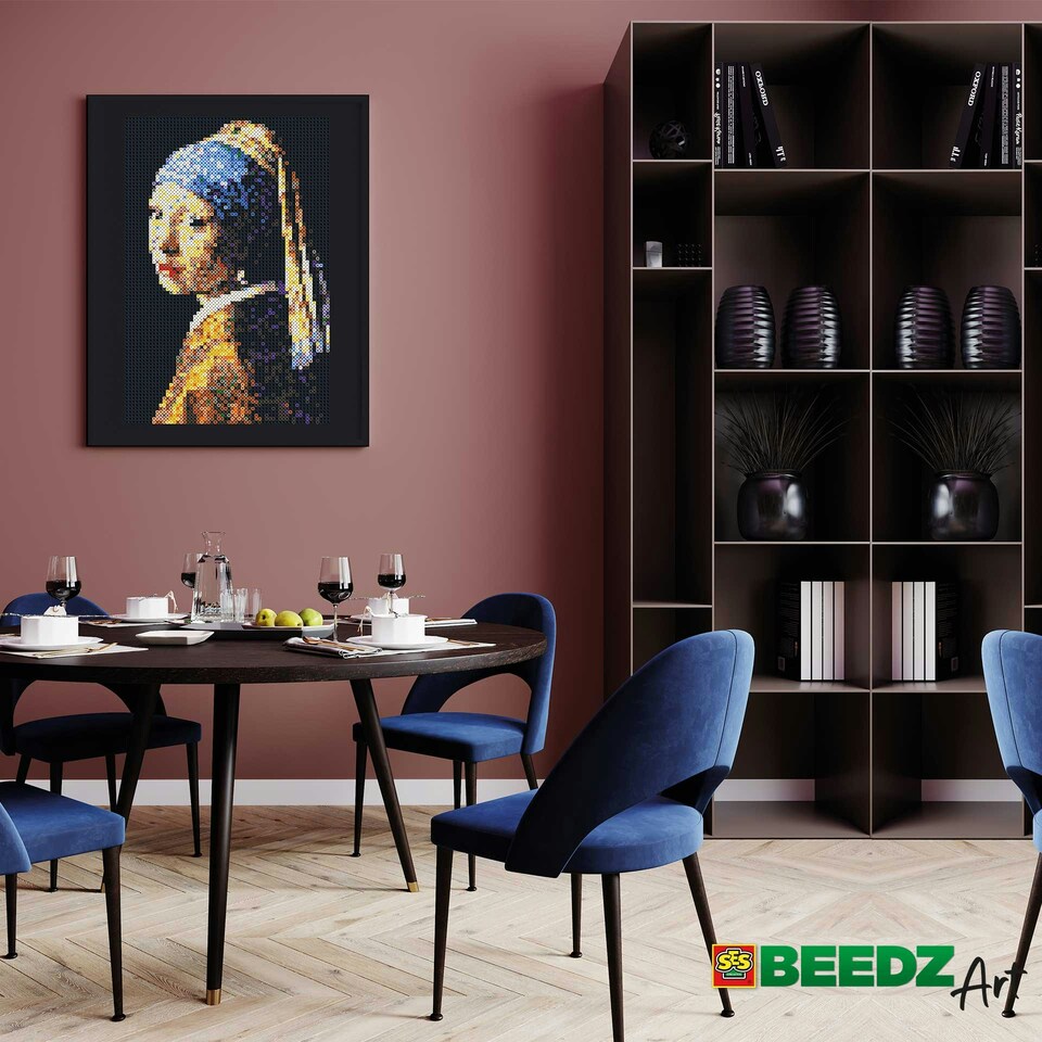 image 1 of SES Creative Beedz Art Vermeer, Girl with a Pearl Earring 7000 Pieces