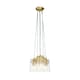 image 1 of Kichler Brinley Cluster Pendant Ceiling Light Brushed Brass