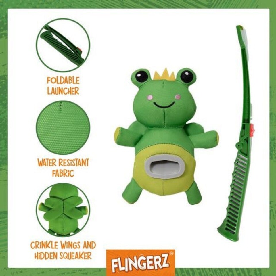 image 1 of Rosewood Flingerz Frog Throw Toy