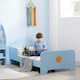 image 2 of ZONEKIZ Toddler Bed w/ Space-themed Patterns, for Boy, Girls, Ages 3-6 Years