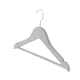 image 4 of Harbour Housewares Wooden Children's Hangers - Grey - Pack of 20