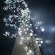 image 2 of 2.7m White LEDs Green Garland Wire Light Christmas Decoration with Timer