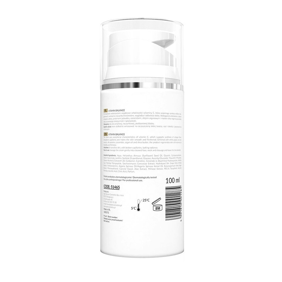 image 1 of Apis Professional Vitamin Balance Cream With Vitamin C and White Grapes 100ml