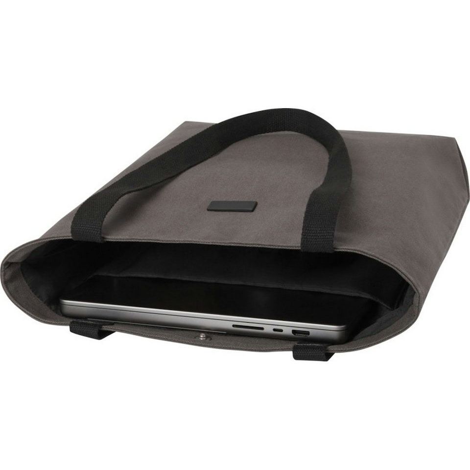 image 1 of Joey Canvas Recycled 14L Tote Bag - Grey - One Size Grey