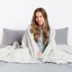 image 1 of OHS Teddy Fleece 6kg Weighted Blanket Sensory Sleep Therapy 125 x 180cm