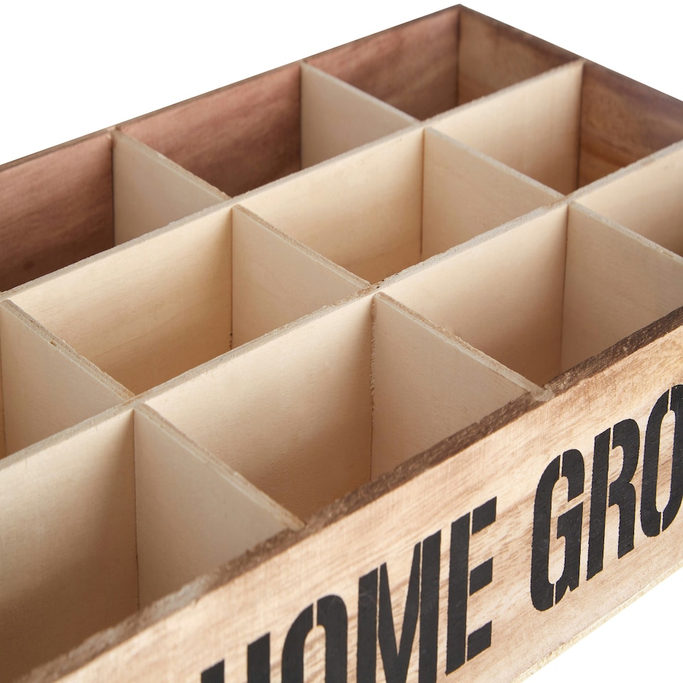 image 1 of Maison by Premier Naresso 12 Compartments Herbs & Seed Crate