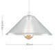 image 7 of ValueLights Taper Dome Clear Pendant Glass Shade