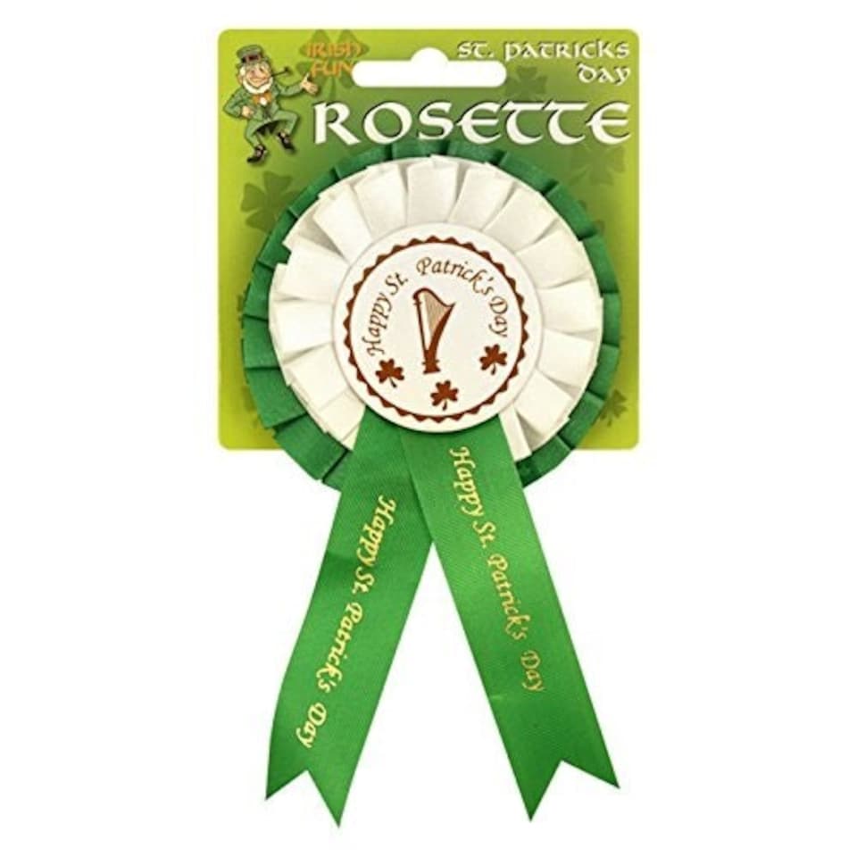 image 1 of St Patricks Day Irish For The Day Rosette pin Badge decoration