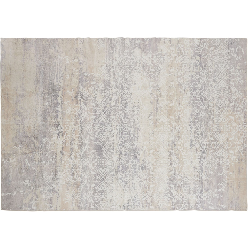 image 1 of Washable Rug Dalia - various sizes, faded pattern, easy-care short pile, non-slip | Cream | beige | 240 x 340 cm | 1