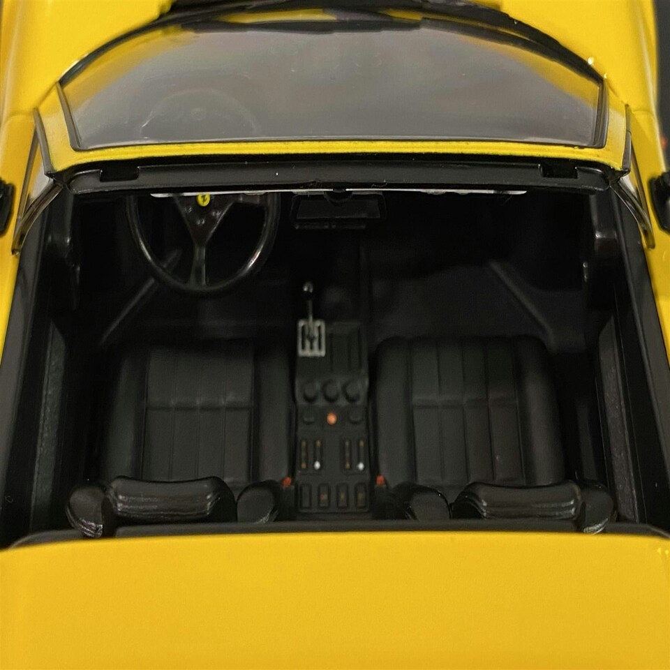 image 1 of 1985 Ferrari 328 GTS Yellow 1:18 Scale KK Scale 180552
