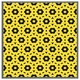 image 4 of Yellow & black geometric pattern (Picture Frame) White | S