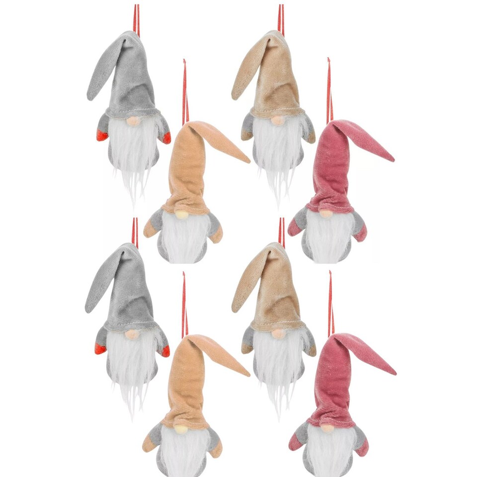 image 1 of Christmas Gnome Ornaments Hanging Decorations