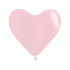 Fashion Pastel Pink Heart Shape Biodegradable Mini Latex Balloons 15cm / 6 in - Pack of 100