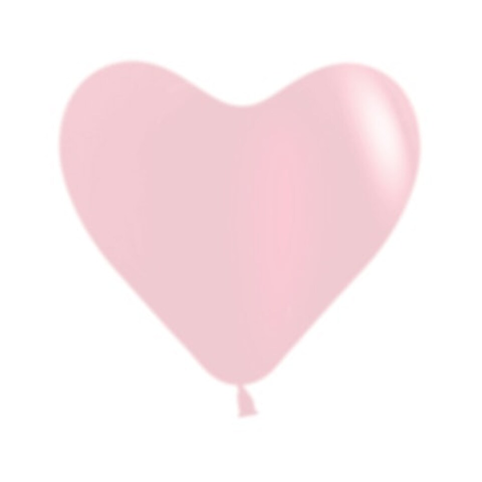 Fashion Pastel Pink Heart Shape Biodegradable Mini Latex Balloons 15cm / 6 in - Pack of 100