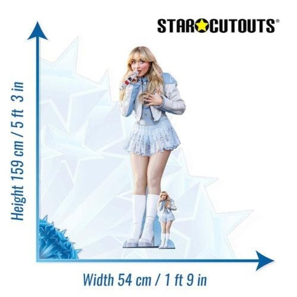 image 1 of Sabrina Carpenter on Stage Lifesize Cardboard Cutout 159cm
