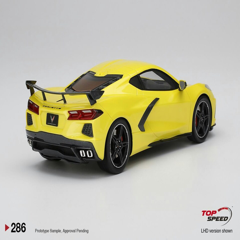 image 1 of Chevrolet Corvette Stingray IMSA GTLM Championship Ed Accelerate Yellow 1:18 TSM TS0389