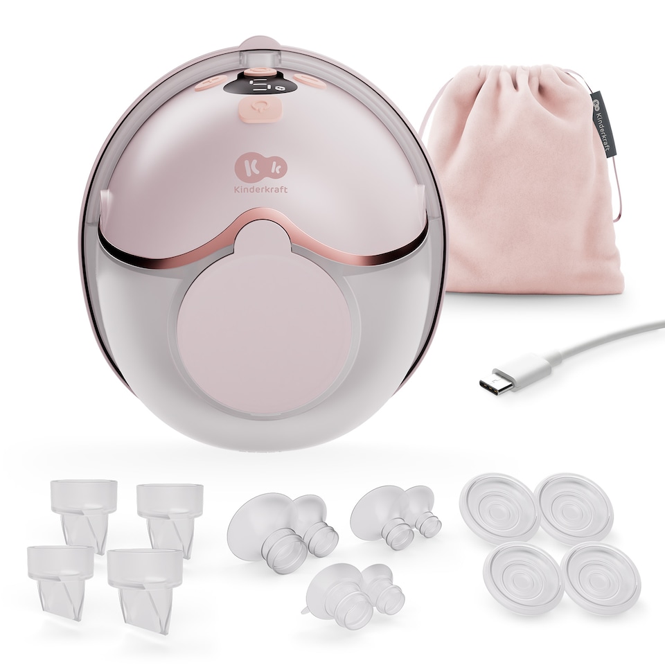 image 1 of Kinderkraft MamaFlow Compact Electric Hands Free Single Breast Pump 4 Modes