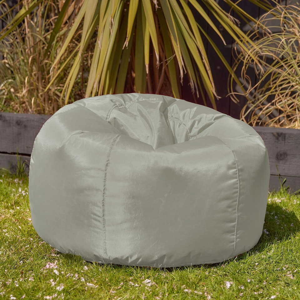 image 1 of icon Classic Indoor Outdoor Bean Bag Grey Bean Bag Chair Grey
