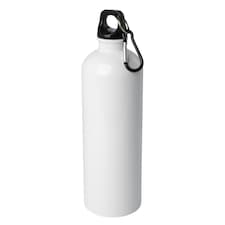 Floso Oregon Stainless Steel Single Wall 750ml Water Bottle - White - One Size