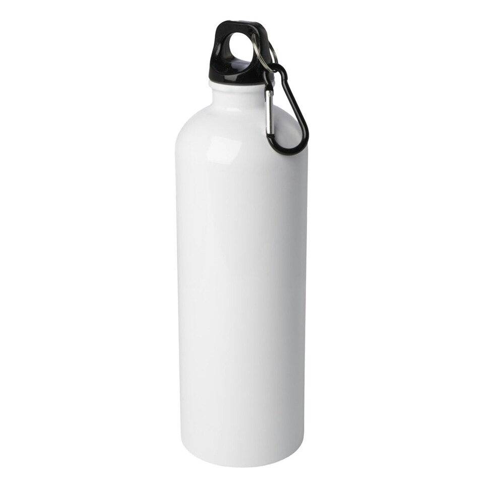 image 1 of Floso Oregon Stainless Steel Single Wall 750ml Water Bottle - White - One Size