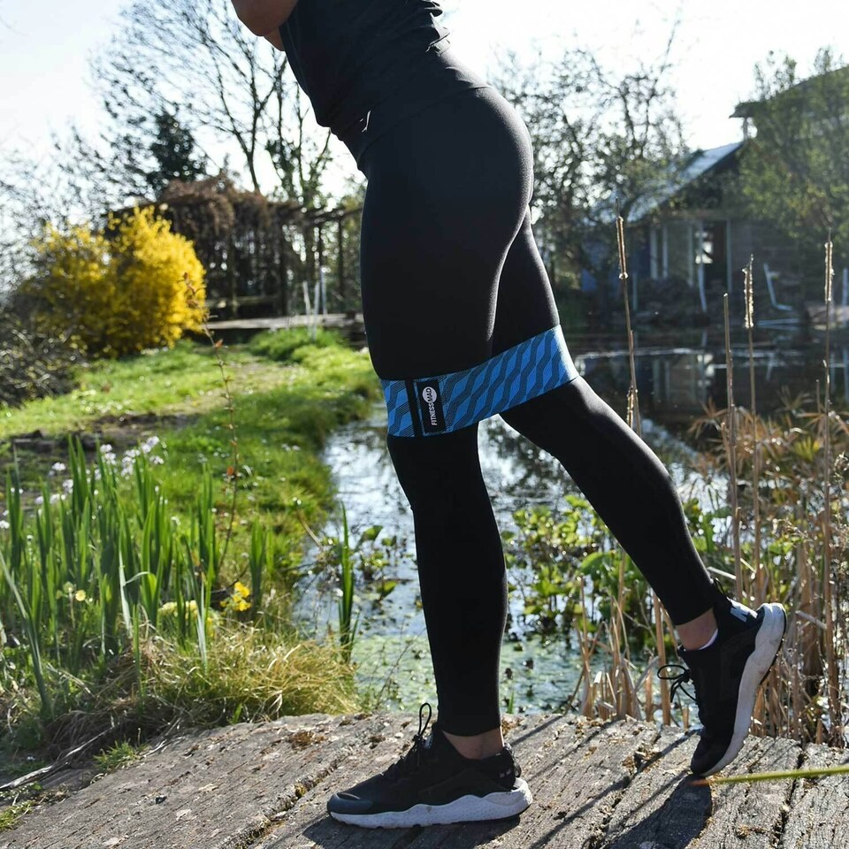 image 1 of Fitness Mad Squat Band - Blue - 66cm
