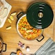 image 6 of Argon Tableware Shallow Cast Iron Casserole Dishes - 2.3L - Green - Pack of 2 | Green | Green | 2