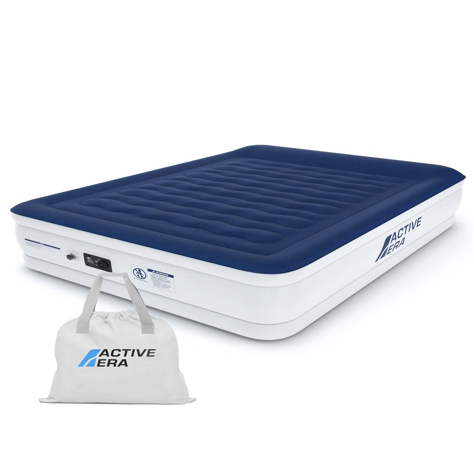 image 1 of Active Era King Size Comfort Plus Air Bed – Navy/White