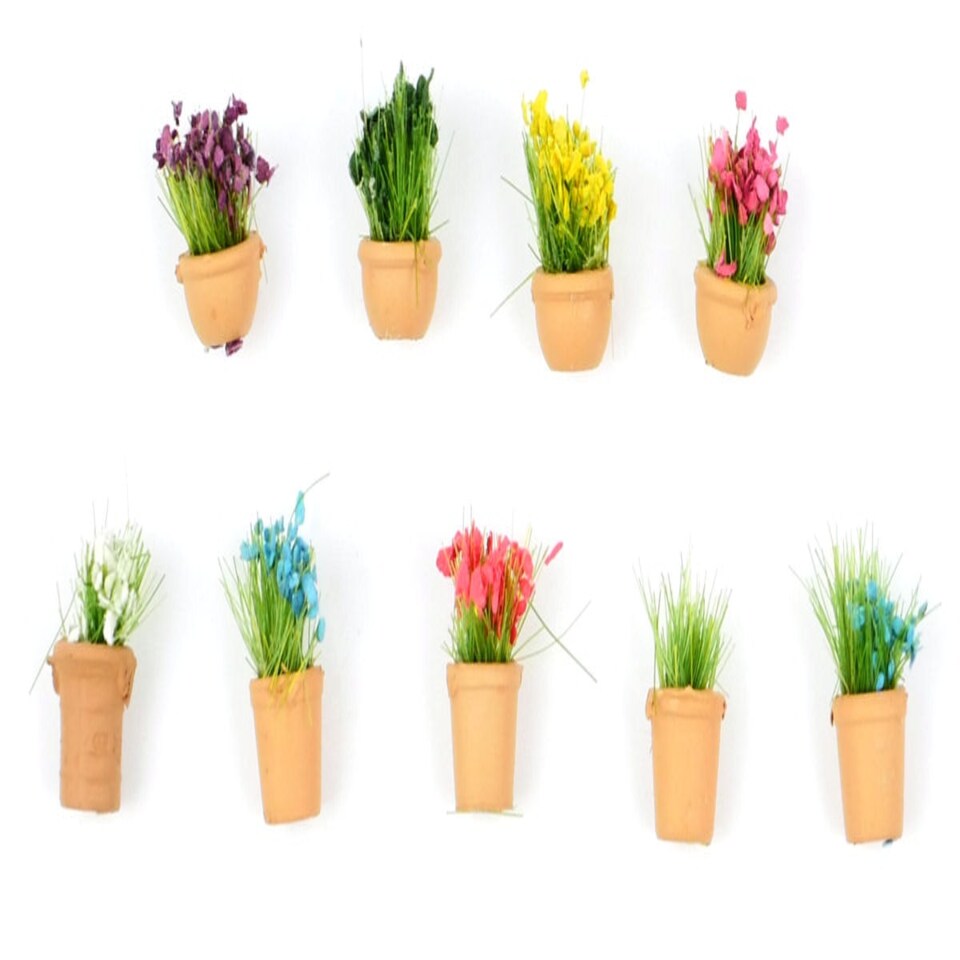 Gaugemaster Scenics Flowers in Pots Set B (9) (GM107)