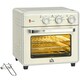 image 1 of HOMCOM 20L Mini Oven with Adjustable Temperature, 60 Min Time 1400W, Cream