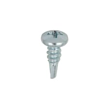 Timco - Metal Construction Sheet & Stud Screws - PH - Pan - Self-Drilling - Zinc (Size 8 x 1/2 - 1000 Pieces)