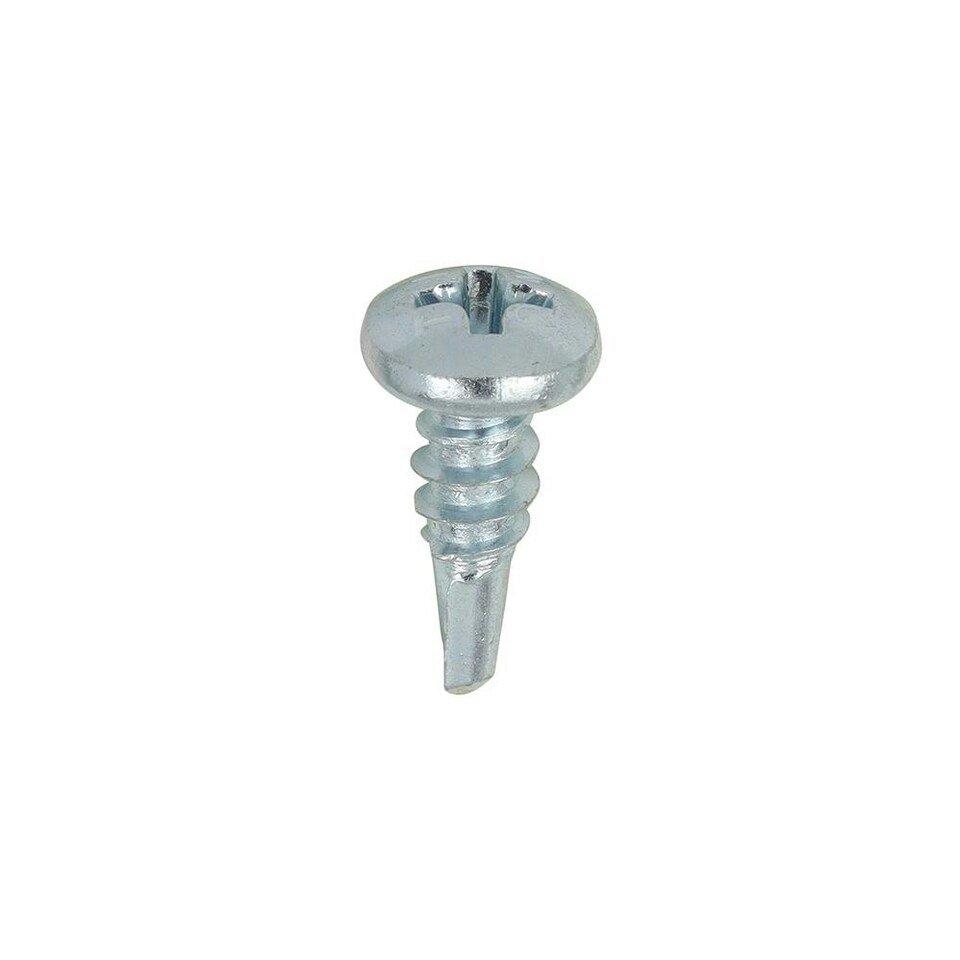 image 1 of Timco - Metal Construction Sheet & Stud Screws - PH - Pan - Self-Drilling - Zinc (Size 8 x 1/2 - 1000 Pieces)