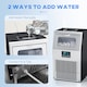 image 5 of HOMCOM Commercial Ice Maker with 4kg Ice Storage for Home Restaurant | Silver