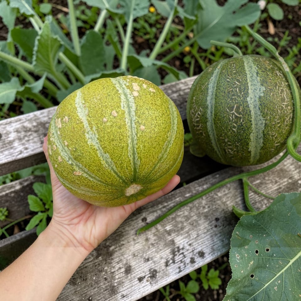 image 1 of Carbeth Plants 6 x Melon Ogen Vegetable Plant - 9cm Pot - Easy Grow Kitchen Garden
