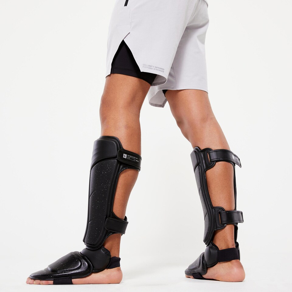 image 1 of Decathlon Adult Muay-Thai/Kickboxing/MMA Shin-Foot Guard