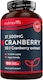 image 1 of Nutravita Max Strength Cranberry 37,500mg - Daily Supplement for Women - 50:1 Pure Cranberry Extract Supplement - Made in The UK - 180 Vegan Capsules