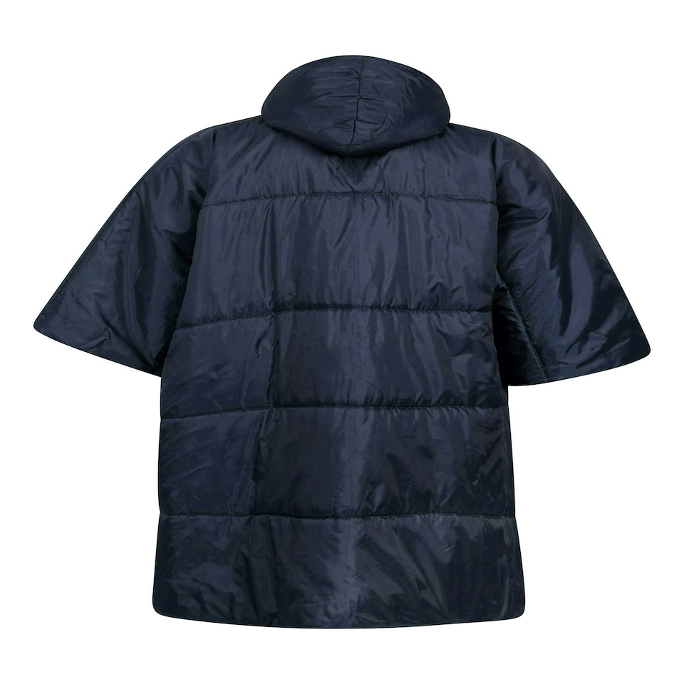 image 1 of Mountain Warehouse Wearable Blanket Unisex Hooded Warm Comfy for Camping Hiking Blue | Navy | One Size