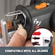 image 2 of WORX 20V AXIS Cordless 2-in-1 Jigsaw & Reciprocating Saw (BARE TOOL) WX550.9