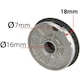 image 3 of SPARES2GO (Non Universal) Oven Cooker Hob Gas Burner Crown & Flame Cap Kit for Bosch Oven/Cooker/Hob (Small, 2 Medium & Large, 55mm - 100mm)