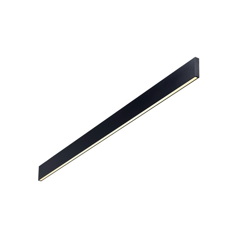 image 1 of Linus Decorative Linear Integrated LED Wall Light Black, 3000K