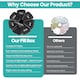 image 4 of Black Weekly Pill Box, Pill Organiser with Weekday Labels