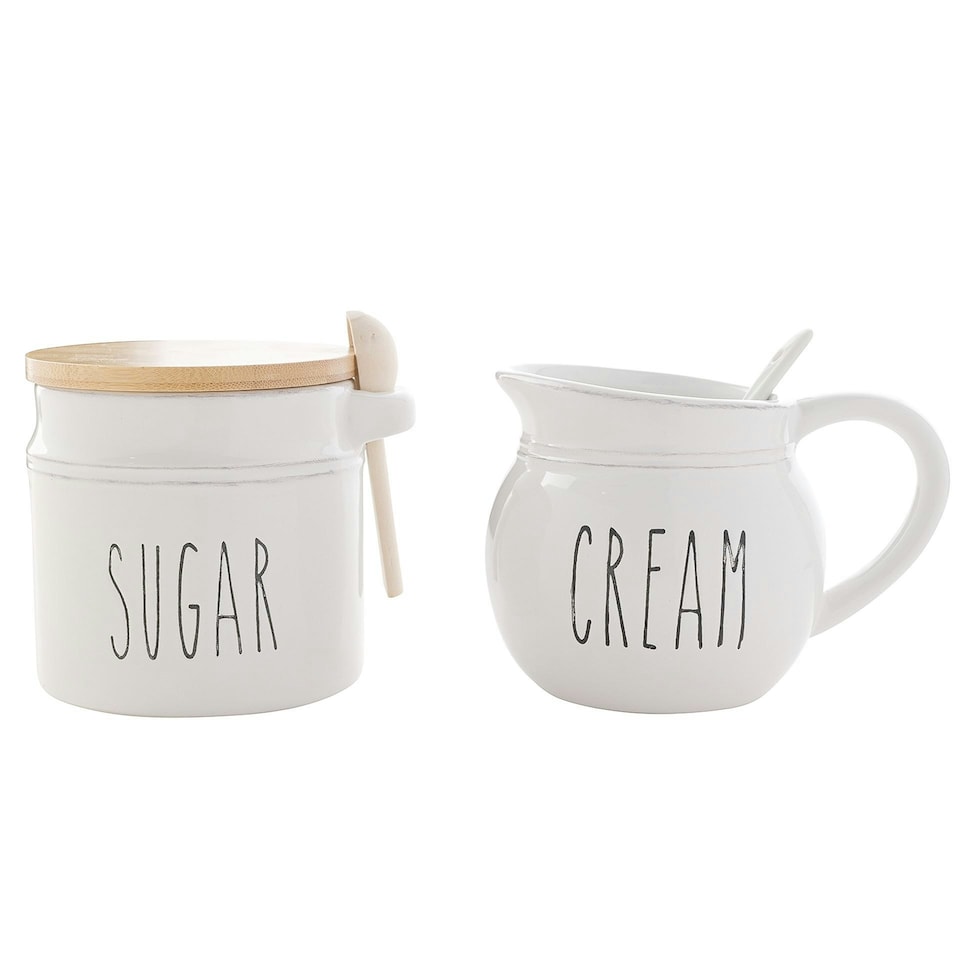 image 1 of Hestia Sugar Pot & Cream Jug