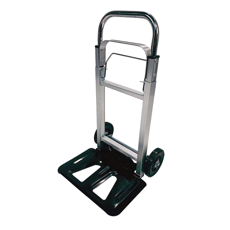 image 1 of Foldable Hand Trolley 90kg Lightweight Compact Luggage Wolf