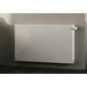 image 1 of 400mm (H) x 1400mm (W) - White Horizontal Flat - Type 22 - Radiator (Madrid) - Double Convector - (0.4m x 1.4m) - Depth 105mm