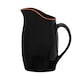 image 1 of Calisto Black Glazed Terracotta Pitcher