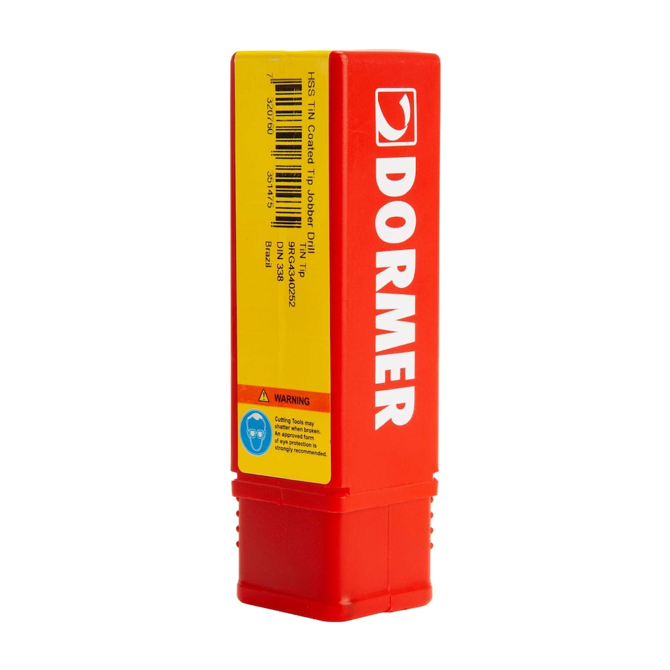 image 1 of Dormer Jobber Drill Bit (Pack of 10) | Silver | Silver | 3.2mm | 1
